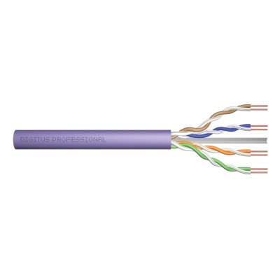 Інсталяційний кабель CAT 6 U-UTP, 250 МГц Eca (EN 50575), AWG 23/1, sx, паперова коробка 305 м DK-1613-VH-305 DIGITUS by ASSMANN