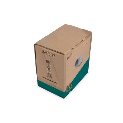 Інсталяційний кабель CAT 6 U-UTP, 250 МГц Eca (EN 50575), AWG 23/1, sx, паперова коробка 305 м DK-1613-VH-305 DIGITUS by ASSMANN