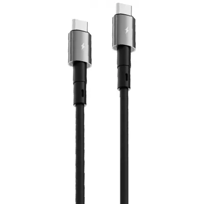 Кабель Proove Silicraft Type-C to Type-C 60W (1m) black (CCSC60002201)