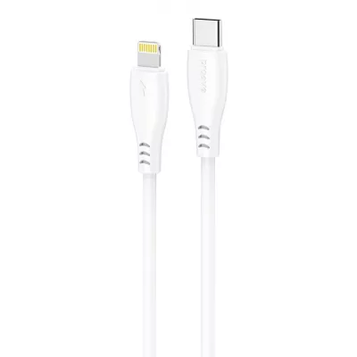 Кабель Proove Simple Silicone Type-C to Lightning 27W (1m) white (CCSS27002102)