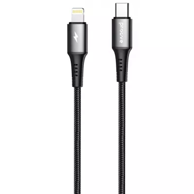 Кабель Proove WireX Type-C to Lightning 27W (1m) black (CCWX27002101)