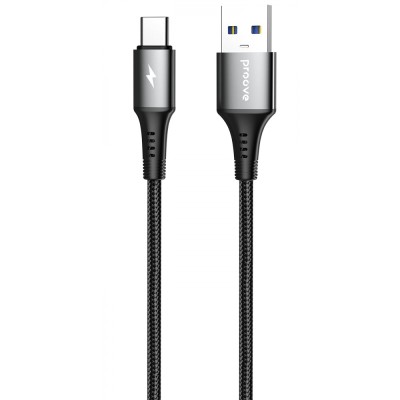 Кабель Proove WireX USB to Type-C 3A (1m) black (CCWX15001201)