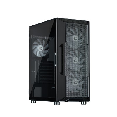 Корпус Zalman I3 Neo ARGB без БЖ, 2xUSB3.0, 1xUSB2.0, 4x120мм ARGB, VGA 355мм, LCS ready, TG Side Panel, ATX, чорний (I3NEOARGBB