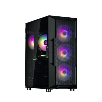 Корпус Zalman I3 Neo ARGB без БЖ, 2xUSB3.0, 1xUSB2.0, 4x120мм ARGB, VGA 355мм, LCS ready, TG Side Panel, ATX, чорний (I3NEOARGBB