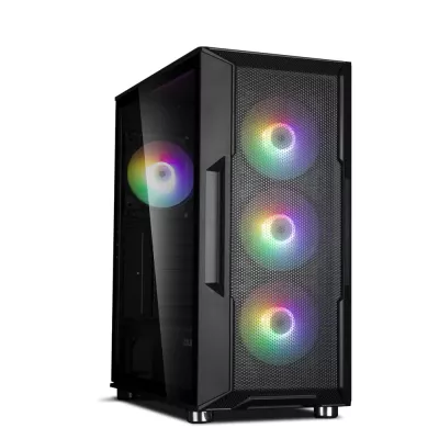 Корпус Zalman I3 Neo без БЖ, 1xUSB3.0, 2xUSB2.0, 4x120мм RGB, VGA 355мм, LCS ready, TG Side Panel, ATX, чорний (I3NEOBLACK)