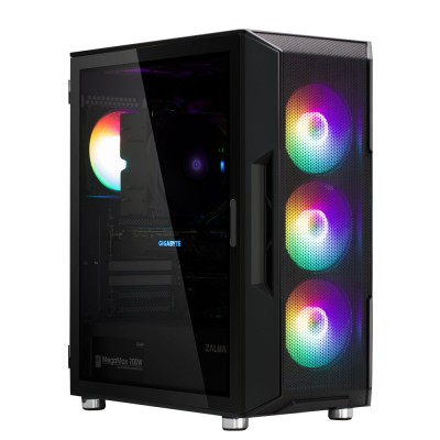 Корпус Zalman I3 Neo без БЖ, 1xUSB3.0, 2xUSB2.0, 4x120мм RGB, VGA 355мм, LCS ready, TG Side Panel, ATX, чорний (I3NEOBLACK) Корпус Zalman I3 Neo без БЖ, 1xUSB3.0, 2xUSB2.0, 4x120мм RGB, VGA 355мм, LCS ready, TG Side Panel, ATX, чорний (I3NEOBLACK)