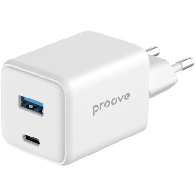 Зарядний Пристрій Proove Pocket Gan 45W Type-C + USB (WCPG45110002) white