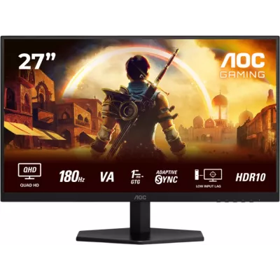Монiтор AOC 27" Q27G42XNE VA QHD 300 nit 180Hz 2*HDMI DP Black/Red