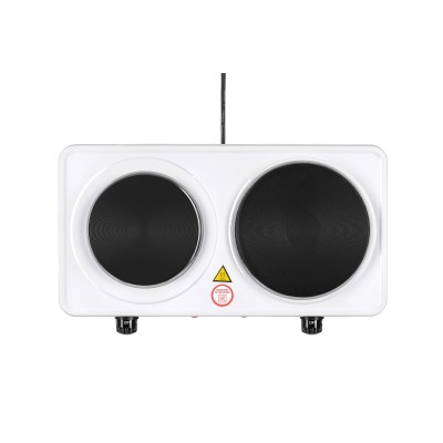 Плитка настільна Ardesto електрична, конфорок - 2, на 1кВт + 1.5кВт, керування - мех., білий (ECS-J225W)