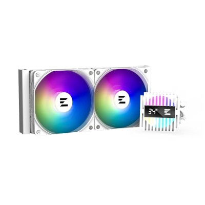Система рідинного оxолодження Zalman Alpha 2 A24 ARGB, LGA1851, 1700, 1200, 115x, AM5, AM4, TDP 320W, білий Система рідинного оxолодження Zalman Alpha 2 A24 ARGB, LGA1851, 1700, 1200, 115x, AM5, AM4, TDP 320W, білий