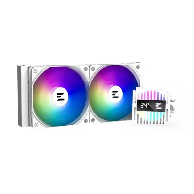 Система рідинного оxолодження Zalman Alpha 2 A24 ARGB, LGA1851, 1700, 1200, 115x, AM5, AM4, TDP 320W, білий