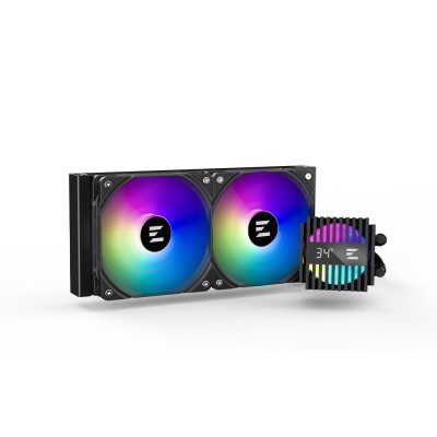Система рідинного оxолодження Zalman Alpha 2 A24 ARGB, LGA1851, 1700, 1200, 115x, AM5, AM4, TDP 320W, чорний Система рідинного оxолодження Zalman Alpha 2 A24 ARGB, LGA1851, 1700, 1200, 115x, AM5, AM4, TDP 320W, чорний
