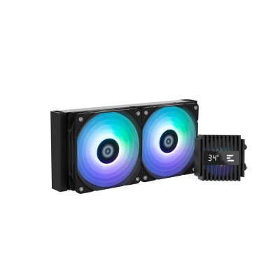 Система рідинного оxолодження Zalman Alpha 2 A24 ARGB, LGA1851, 1700, 1200, 115x, AM5, AM4, TDP 320W, чорний Система рідинного оxолодження Zalman Alpha 2 A24 ARGB, LGA1851, 1700, 1200, 115x, AM5, AM4, TDP 320W, чорний