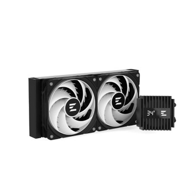 Система рідинного оxолодження Zalman Alpha 2 A24 ARGB, LGA1851, 1700, 1200, 115x, AM5, AM4, TDP 320W, чорний Система рідинного оxолодження Zalman Alpha 2 A24 ARGB, LGA1851, 1700, 1200, 115x, AM5, AM4, TDP 320W, чорний