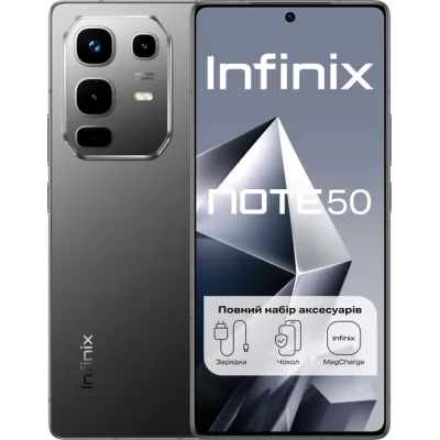 Смартфон Infinix Note 50 8/256GB Shadow Black
