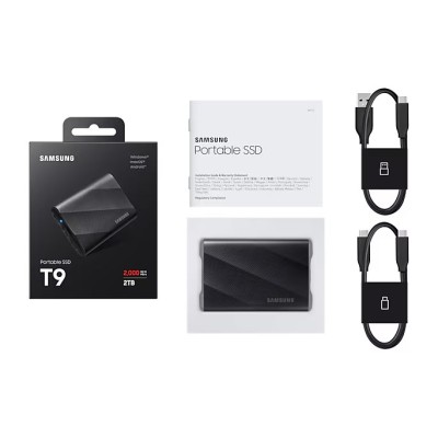 Твердотільний запам’ятовувальний пристрій накопичувач (SSD) USB3.2 2TB EXT. T9 MU-PG2T0B/EU SAMSUNG