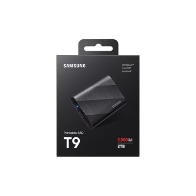 Твердотільний запам’ятовувальний пристрій накопичувач (SSD) USB3.2 2TB EXT. T9 MU-PG2T0B/EU SAMSUNG