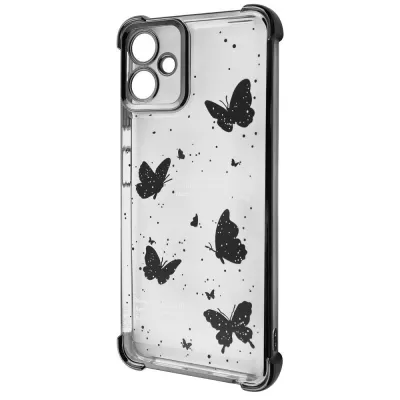 Чохол WAVE Winkie Samsung Galaxy A06 black/butterfly