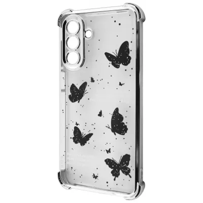 Чохол WAVE Winkie Samsung Galaxy A26 silver/butterfly