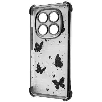 Чохол WAVE Winkie Xiaomi Redmi Note 14 Pro 5G/Poco X7 black/butterfly