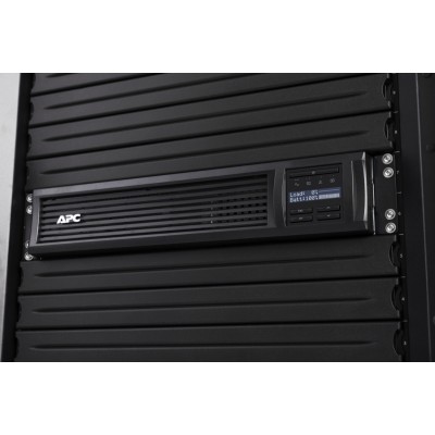Джерело безперебійного живлення APC Smart-UPS 1500VA/1000W, RM 2U, LCD, USB, SmartConnect, 4xC13 (SMT1500RMI2UC)