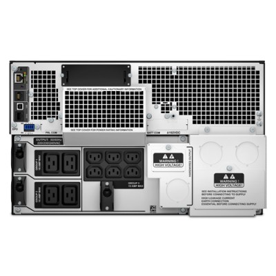 Джерело безперебійного живлення APC Smart-UPS Online 8000VA/8000W, RM 6U, LCD, USB, RS232, 6xC13, 4xC19 (SRT8KRMXLI)