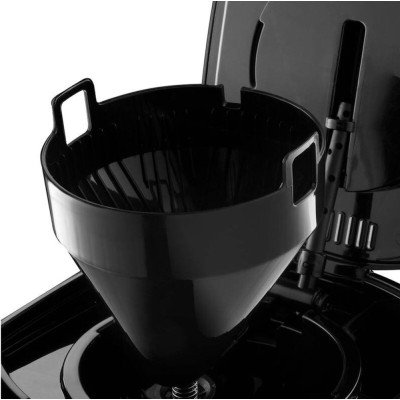 Кавоварка Russell Hobbs крапельна Luna Stone, 1.5л, мелена, LED-дисплей, підігрів чашок, чорно-сріблястий (26990-56)