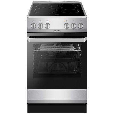 Плита Hansa електрична склокерамічна, 62л, 50x60см, конвекція, нерж (FCCS56069)