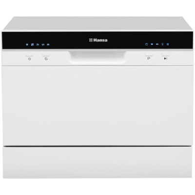 Посудомийна машина Hansa настільна, 6компл., A+, 55см, дисплей, білий (ZWM556WH)