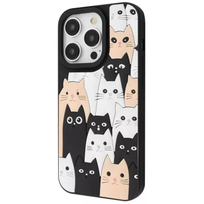 Чохол WAVE Doodle Case iPhone 16 Pro cats