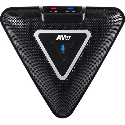 Мікрофонна пара додаткова AVer з 5 м кабелем для систем VC550/ FONE540/ VC520 Pro 3, 2 х Omni-mic, радіус дії 3 м, RJ45, чорний 