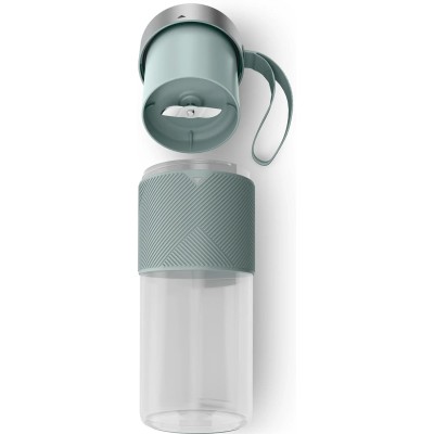 Блендер Tefal Lightmix портативний для смузі, чаша-300мл, USB, тритан, зелений (BL1C0430)