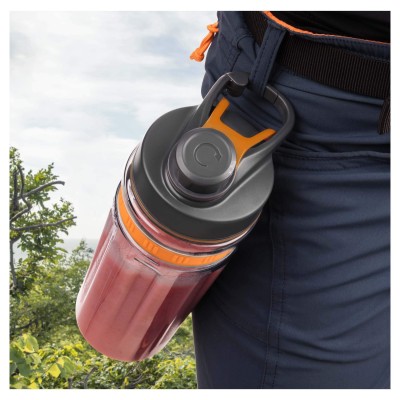 Блендер для смузі Sencor стаціонарний 800Вт, 4 ємності, чаша-900мл, скло, млин для кави, сірий (SBL7570SS)