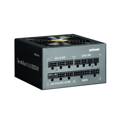 Блок живлення Zalman Teramax II SE (850W) 89%, 80+ Gold, 120мм, 1xMB 28pin (18+10), 2xCPU(4pin+ 4pin), 3xMolex, 12xSATA, 4xPCIe 
