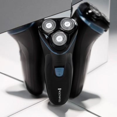 Бритва електр. Remington роторна Style, бритв.головок-3, сух., тример, USB-C, чорно-синій (R1000)