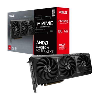 Вiдеокарта ASUS Radeon RX 9060 XT 16GB GDDR6 OC PRIME-RX9060XT-O16G (90YV0LF1-M0NA00)