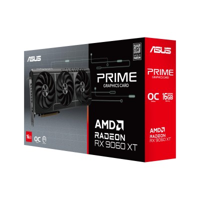 Вiдеокарта ASUS Radeon RX 9060 XT 16GB GDDR6 OC PRIME-RX9060XT-O16G (90YV0LF1-M0NA00)