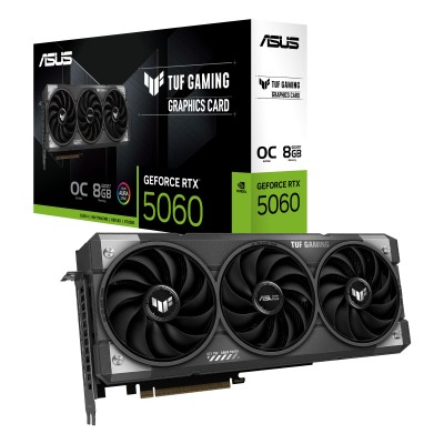 Відеокарта ASUS GeForce RTX 5060 8 GB GDDR6 OC TUF-RTX5060-O8G-GAMING (90YV0N00-M0NA00) Відеокарта ASUS GeForce RTX 5060 8 GB GDDR6 OC TUF-RTX5060-O8G-GAMING (90YV0N00-M0NA00)
