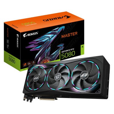 Відеокарта GIGABYTE GeForce RTX 5080 16GB GDDR7 AORUS M (GV-N5080AORUS_M-16GD) Відеокарта GIGABYTE GeForce RTX 5080 16GB GDDR7 AORUS M (GV-N5080AORUS_M-16GD)