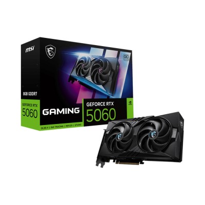 Відеокарта MSI GeForce RTX 5060 8GB GDDR7 GAMING OC (912-V537-005) Відеокарта MSI GeForce RTX 5060 8GB GDDR7 GAMING OC (912-V537-005)