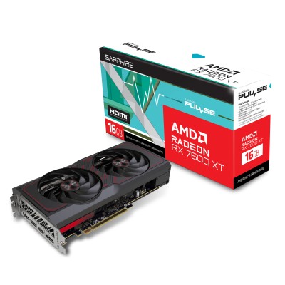 Відеокарта SAPPHIRE Radeon RX 7600 XT 16GB GDDR6 PULSE GAMING OC (11339-04-20G) Відеокарта SAPPHIRE Radeon RX 7600 XT 16GB GDDR6 PULSE GAMING OC (11339-04-20G)