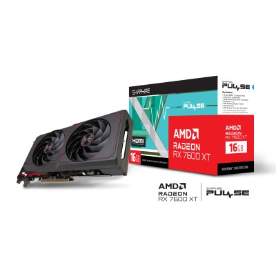 Відеокарта SAPPHIRE Radeon RX 7600 XT 16GB GDDR6 PULSE GAMING OC (11339-04-20G) Відеокарта SAPPHIRE Radeon RX 7600 XT 16GB GDDR6 PULSE GAMING OC (11339-04-20G)