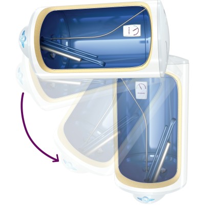 Водонагрівач електр. TESY Anticalc REV 100 круглий GCR 1004424D B14 TBRC, 100л, 2,4кВт, сухий тен, ун. монтаж, мех. кер-ння, C, 