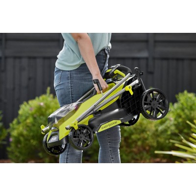 Газонокосарка акумуляторна Ryobi ONE+ HP RY18LMX33A-0 18В 33см 30л 25-90мм 9.3кг без АКБ та ЗП Газонокосарка акумуляторна Ryobi ONE+ HP RY18LMX33A-0 18В 33см 30л 25-90мм 9.3кг без АКБ та ЗП