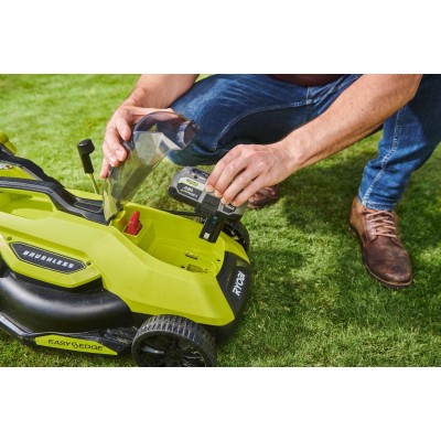 Газонокосарка акумуляторна Ryobi ONE+ HP RY18LMX33A-0 18В 33см 30л 25-90мм 9.3кг без АКБ та ЗП Газонокосарка акумуляторна Ryobi ONE+ HP RY18LMX33A-0 18В 33см 30л 25-90мм 9.3кг без АКБ та ЗП