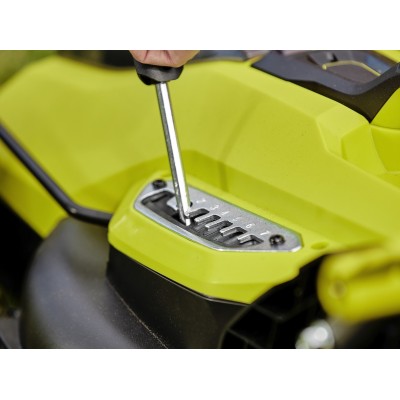 Газонокосарка акумуляторна Ryobi ONE+ HP RY18LMX33A-150 18В акб 1х5А·год 33см 30л 25-90мм 9.3кг