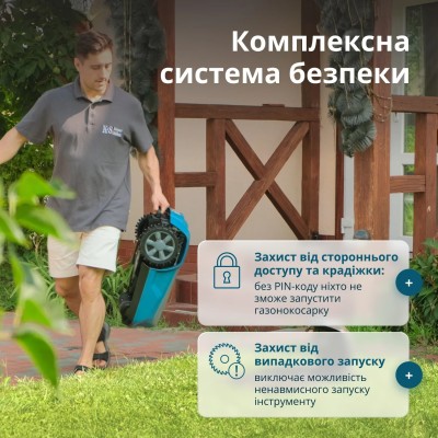 Газонокосарка-робот Konner&Sohnen KS 22RLM 18В 4А-год, безщітковий двигун, керування застосунком, wifi, 9 кг Газонокосарка-робот Konner&Sohnen KS 22RLM 18В 4А-год, безщітковий двигун, керування застосунком, wifi, 9 кг