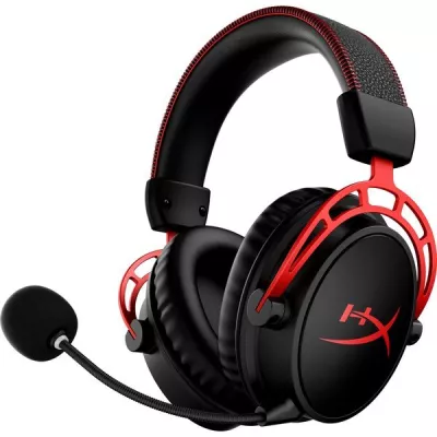 Гарнітура ігрова HyperX Cloud Alpha WL/USB-A, чорно-червоний (4P5D4AA)