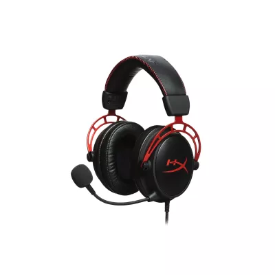 Гарнітура ігрова HyperX Cloud Alpha, mini-jack/dual 3.5мм, 1.2м/2м чорно-червоний (4P5L1AM)