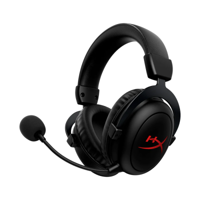 Гарнітура ігрова HyperX Cloud II Core, WL/USB-A, чорний (6Y2G8AA)